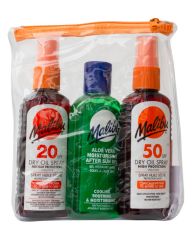 Malibu Travel Pack Dry Oil Spray SPF20 & SPF50 (F)